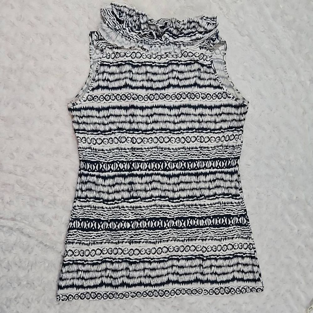 Milano Blue Aztec Print Tank Womens Size Small - Picture 7 of 7
